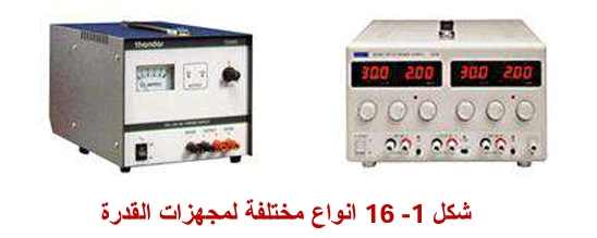 أنواع مختلفة لمجهزات القدرة